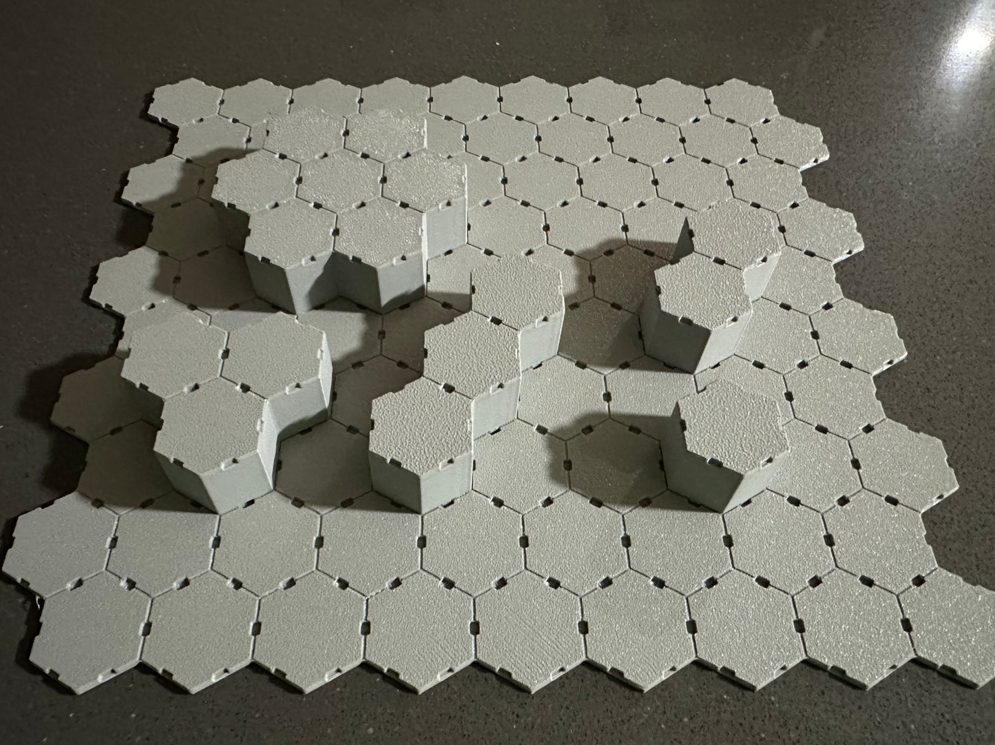 TUF25 - 1" Modular Hex Terrain - Terrain Blocks
