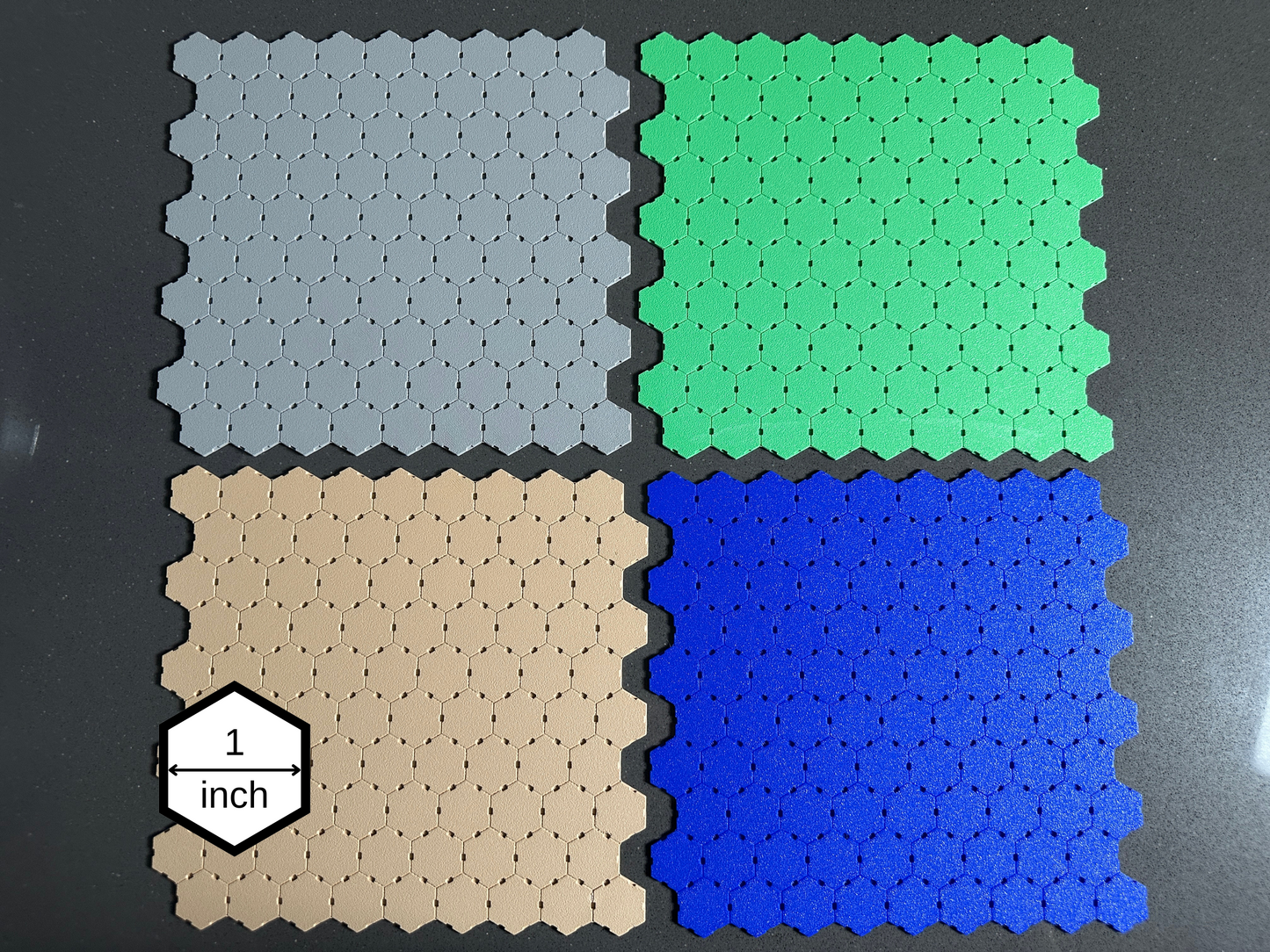 TUF25 - 1" Modular Hex Terrain - Baseplate