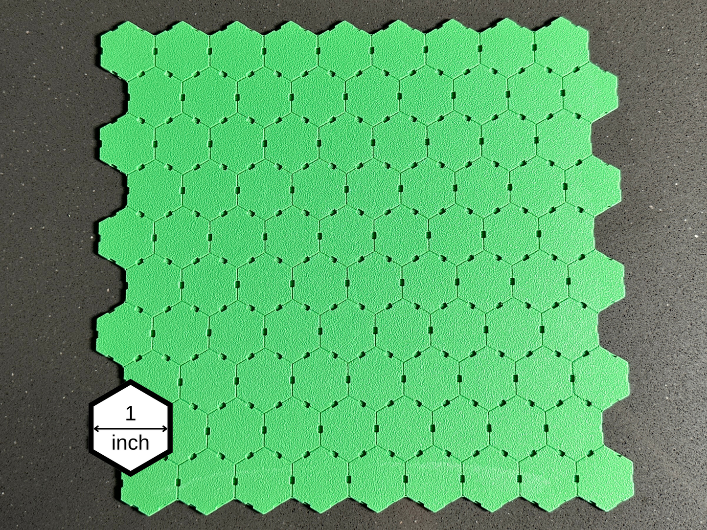 TUF25 - 1" Modular Hex Terrain - Baseplate