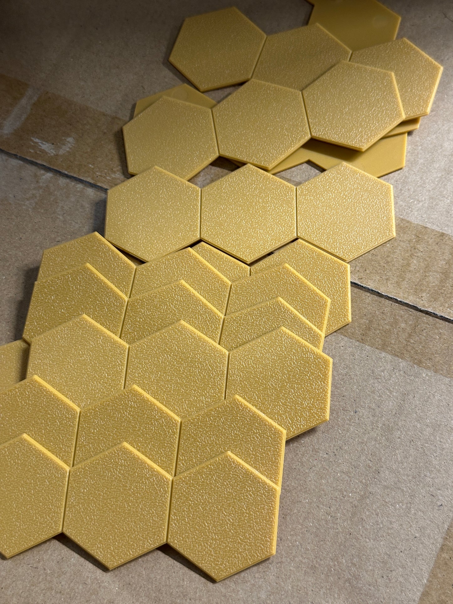 10-Count Individual Size Color Tiles - TUF32 Modular Hex Terrain