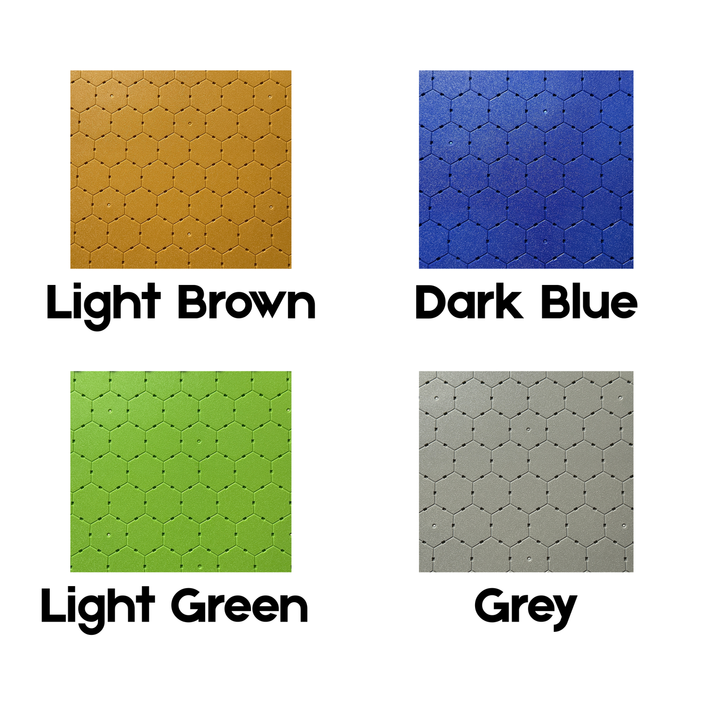 10-Count Individual Size Color Tiles - TUF32 Modular Hex Terrain